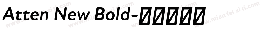 Atten New Bold字体转换